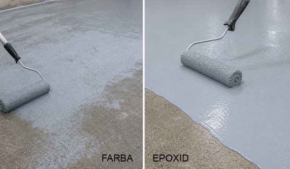 Barva na beton vs epoxidový nátěr