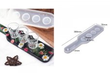 Formy na tácy, podnosy, geody