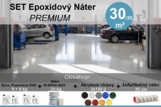 Epoxidová podlaha PREMIUM SET na 30 - 35 m²