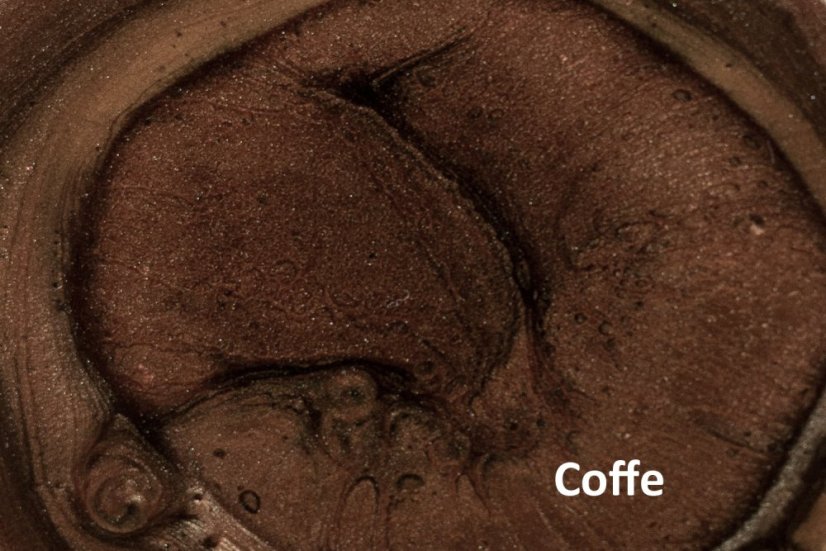 Metalické kovové Mica prášky pro epoxidové a PU podlahy - Barva: Coffee