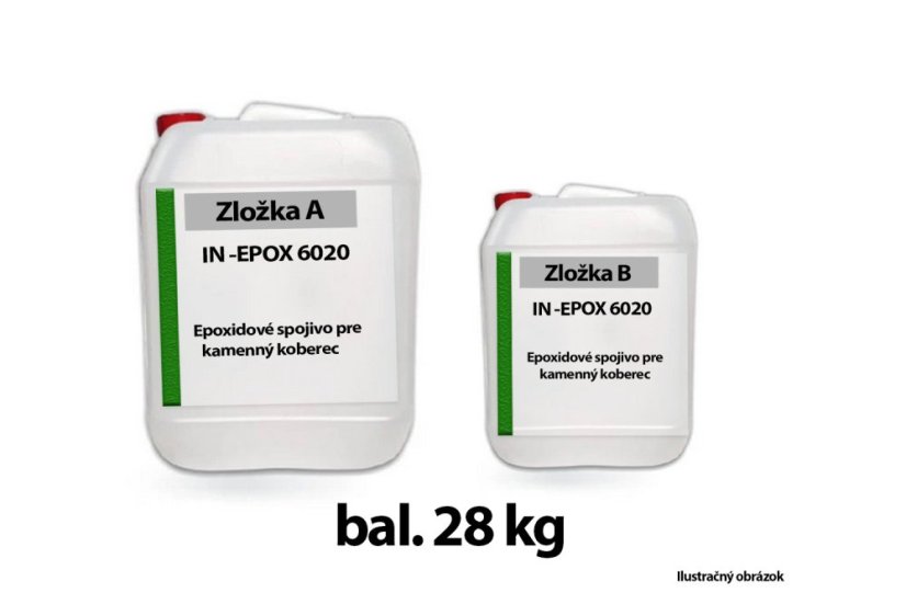 IN-EPOX 6020 pryskyřice pro kamenný koberec – suchý kámen - Obsah balení: 28kg
