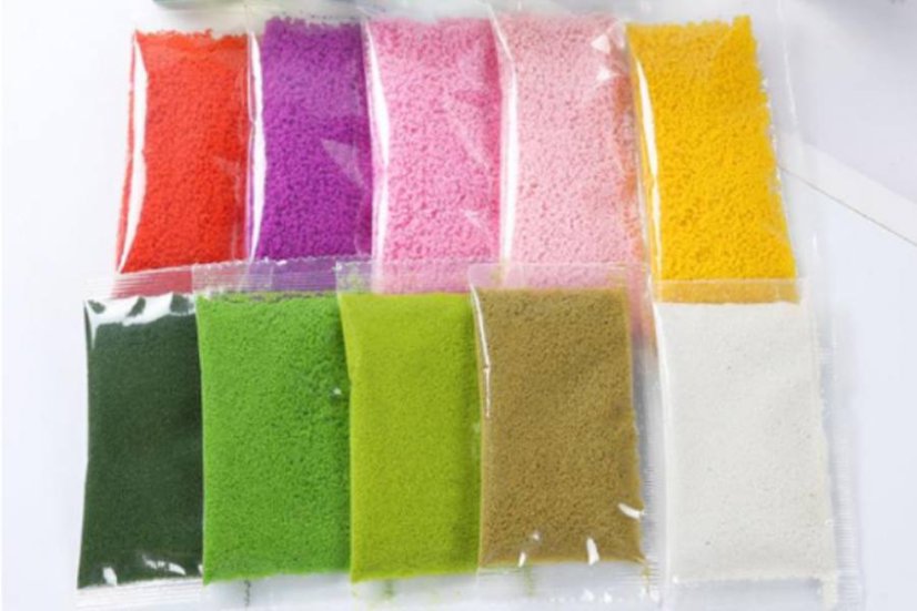 Farebná penová drť do živice - 10x5g