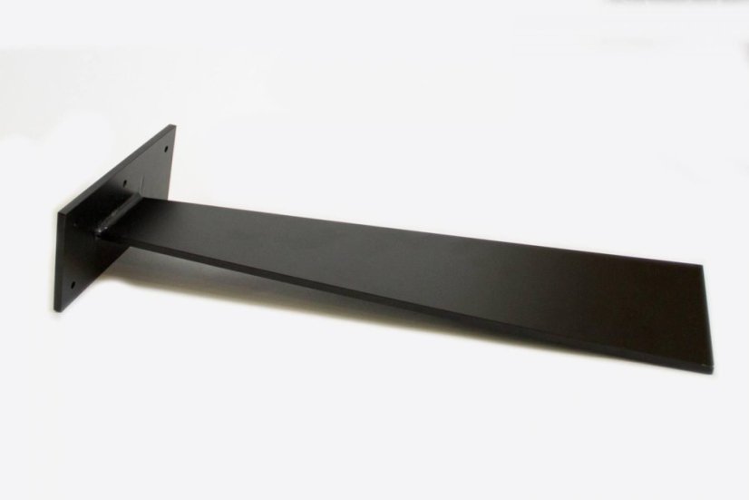 Čierne kovové stolové sólo nohy TF-1003