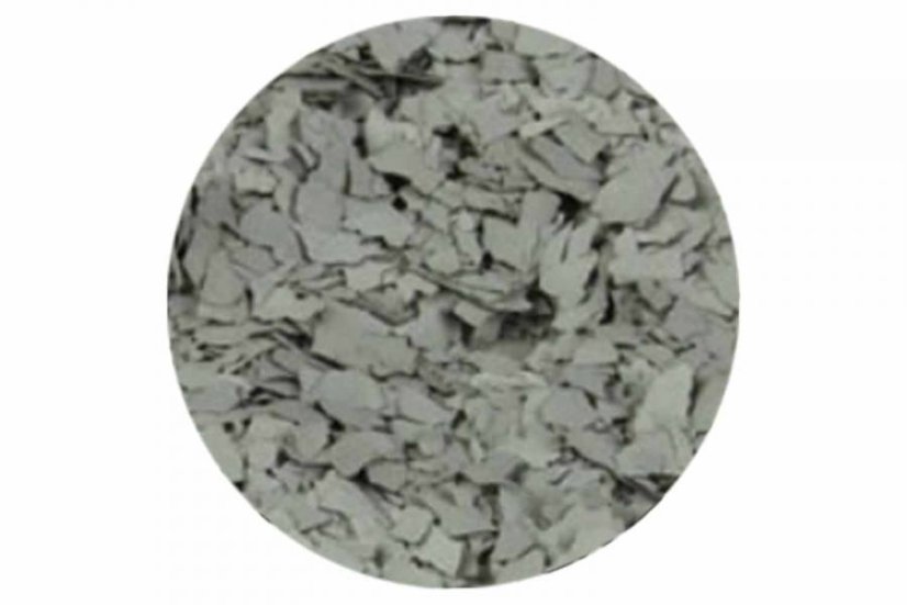 Akrylové a metalický chipsy do epoxidových podláh - Farba: šedé