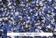 Chipsy (vločky) do epoxidových podlah-Barevné mixy - Obsah balení: 0,1 kg, Chipsy - barva: mix biela/modrá/čierna