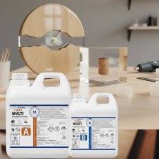 Živica na zalievanie dreva Rigorra Clear MULTI – pre vrstvy do 2 cm (4090 Crystal)