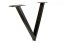 Stolové single nohy tvar V - TF-1019 - set 4ks