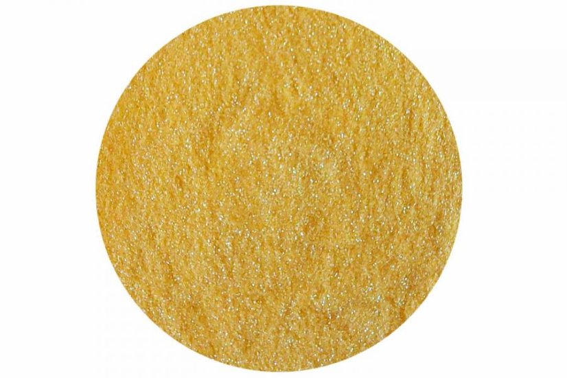 Práškové glitre (trblietky) do živice na zalievanie - Farba: 95105 Mikro glitre Rainbow Yellow 15g