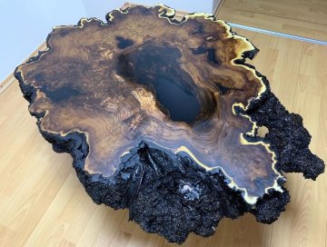 Krištálovo číre živice na zalievanie dreva, betónu, obrazov ...