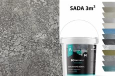 Belcreto pro interiér sada 3 m² dekorativní stěrka