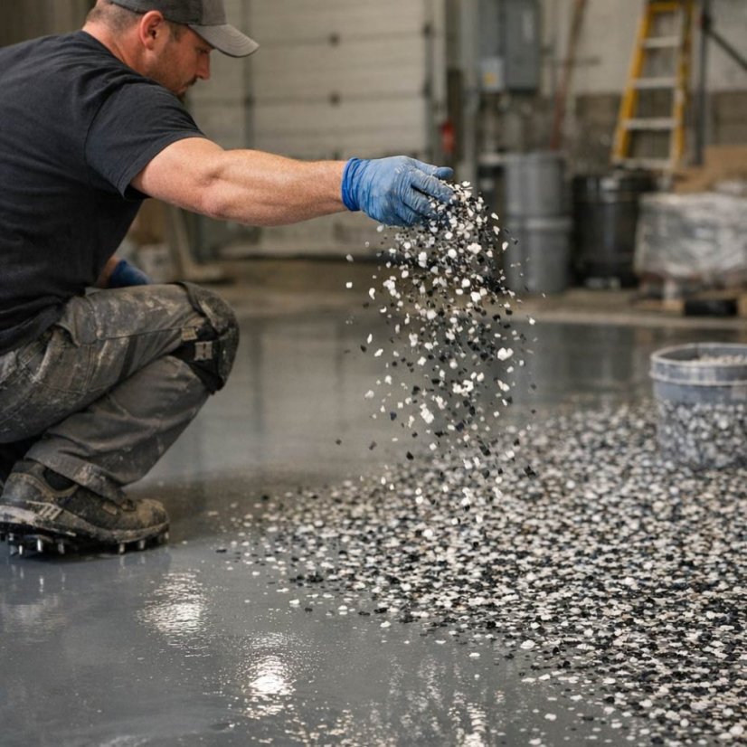 Rigorra FULL CHIPS DESIGN FLOOR – SET - Balení/Vydatnost: FULL CHIPS SET 5 m² (3 / 3 / 1,5 kg)