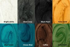 Metalicke kovové Mica prášky pre epoxidové a PU podlahy