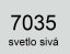 RAL 7035světle šedá