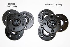 Liatinové príruby - flanges