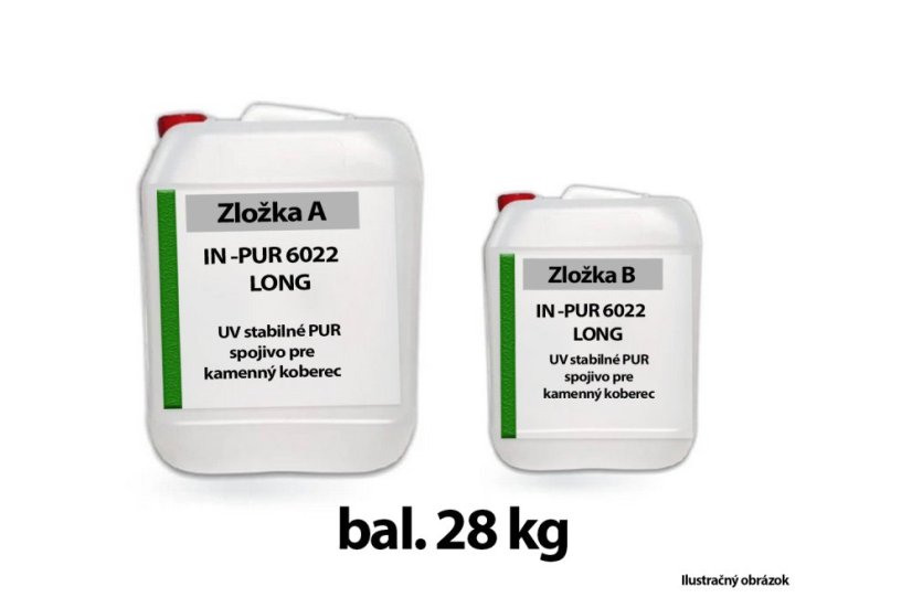 IN-PUR 6022 spojivo polyaspartic 100% UV stabilný polyuretán - Obsah balenia: 28kg