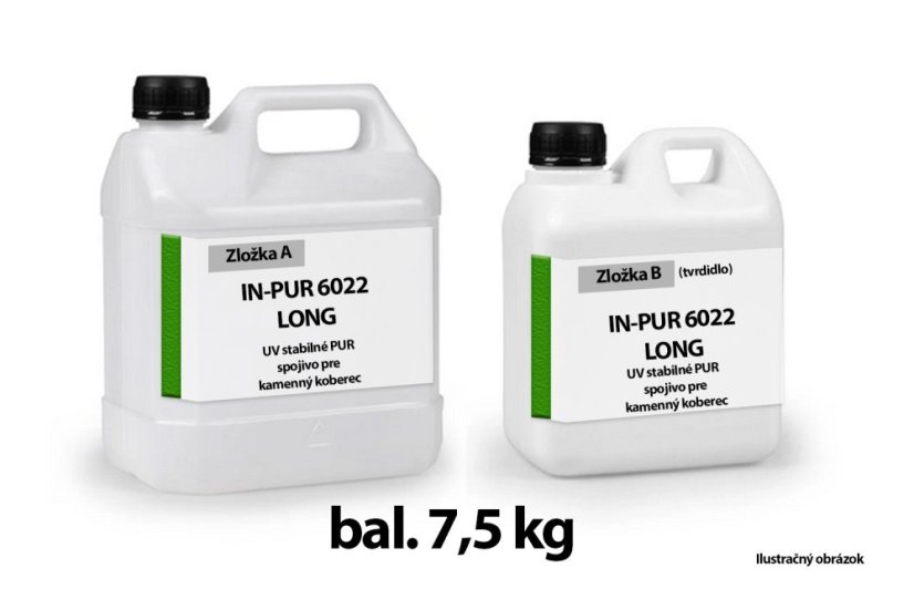 IN-PUR 6022 pojivo polyaspartic 100% UV stabilní polyuretan - Obsah balení: 7,5 kg