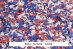 Patriot Mix – bielo-červeno-modrý mix