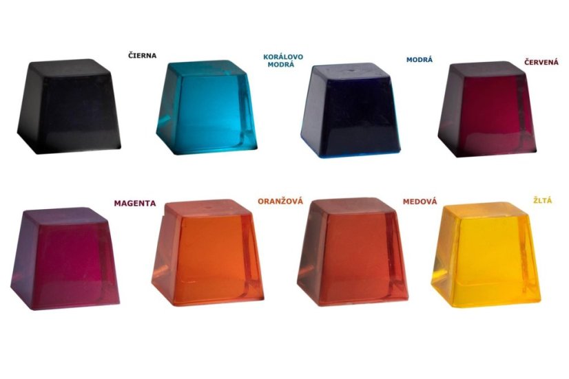 Transparentné pigmenty pre živicu na zalievanie - Farba: Žltá