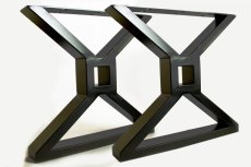 Kovové stolové nohy square X - TF1001