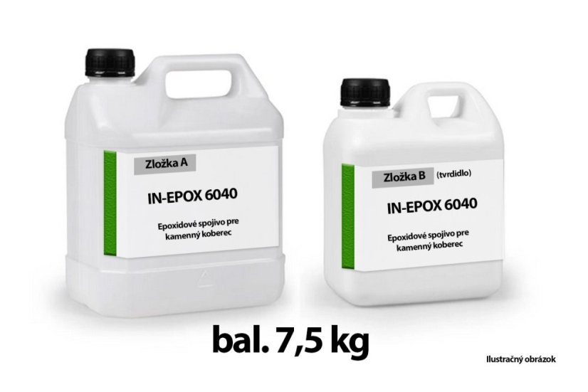 IN-EPOX 6040 živica pre kamený koberec - aj na vlhký kameň - Obsah balenia: 7,5 kg