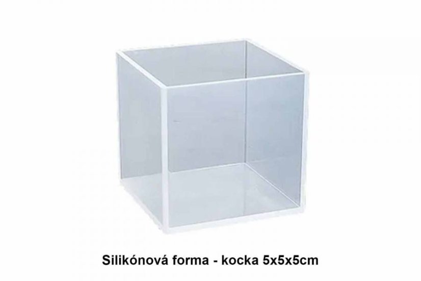 Silikonové formy - kostky - Velikost: 5x5x5cm