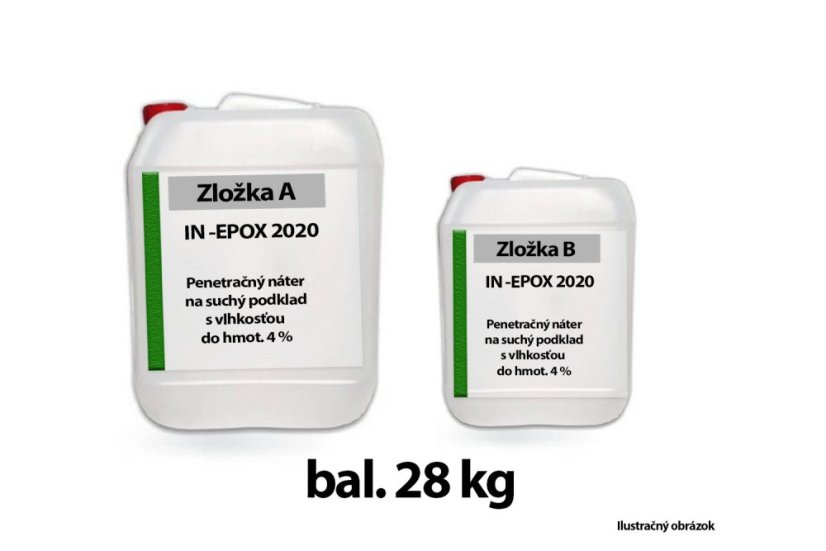 IN-EPOX 2020 základná epoxidová penetrácia - Obsah balenia: 28kg IN-EPOX 2020 základná epoxidová penetrácia - Obsah balenia: 28kg