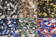 Chipsy (vločky) do epoxidových podláh-Farebné mixy