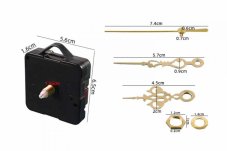 Silikonové formy - hodiny, strojky