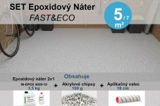 Epoxidový náter Fast&Eco 2v1  SET na 5 - 20 m²