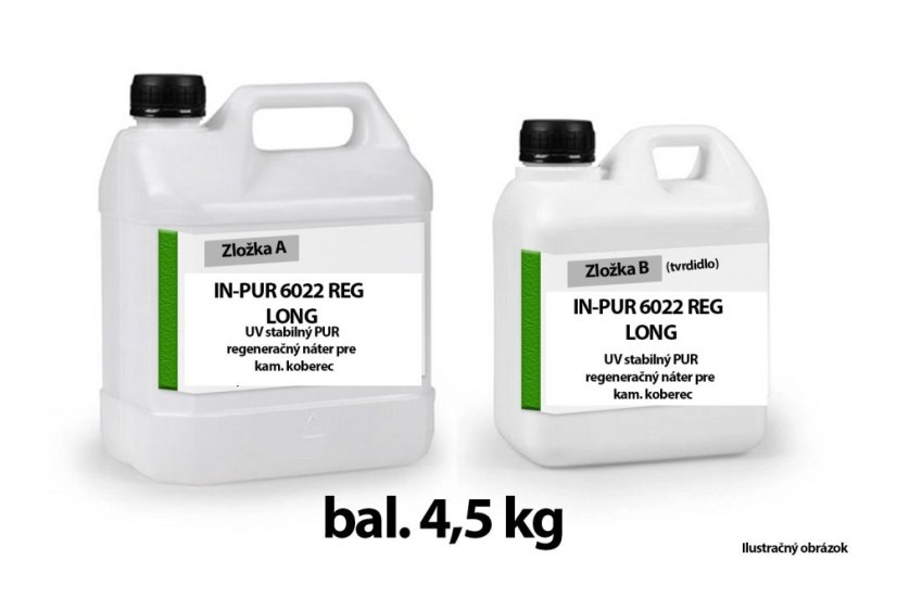 IN-PUR 6022 REG. - UV++ regeneračný náter na kamenný koberec - Obsah balenia: 4,5 kg