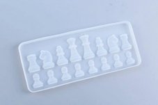Silikónové formy šachovnica, figúrky, domino