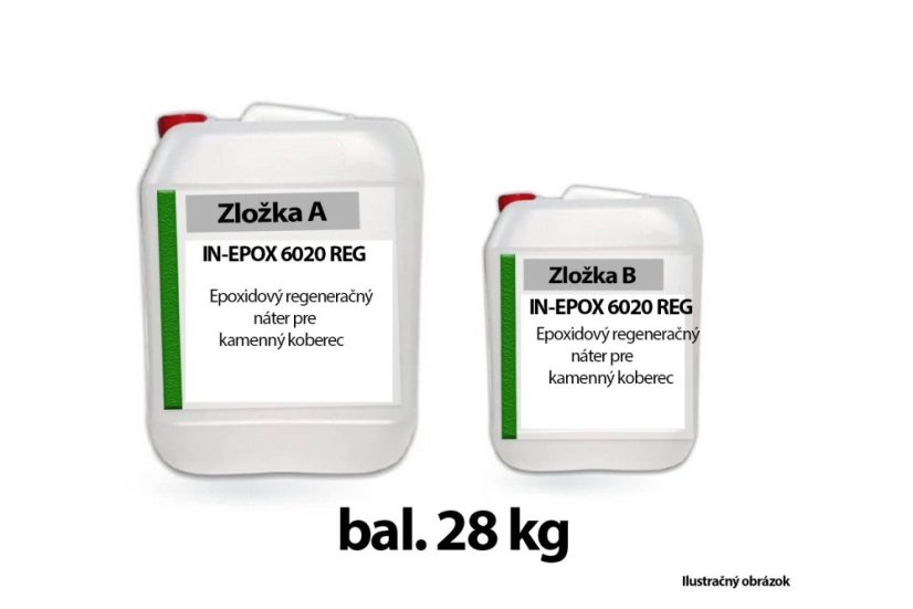 IN-EPOX 6020 REG. - regeneračný náter na kamenný koberec - Obsah balenia: 28kg IN-EPOX 6020 REG. - regeneračný náter na kamenný koberec - Obsah balenia: 28kg