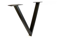 Stolové single nohy tvar V - TF-1019 - set 4ks