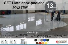 Epoxidová liata podlaha MASTER SET na 13 - 17 m²