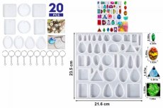 Silikónové formy - prívesky, kľúčenky, brošne