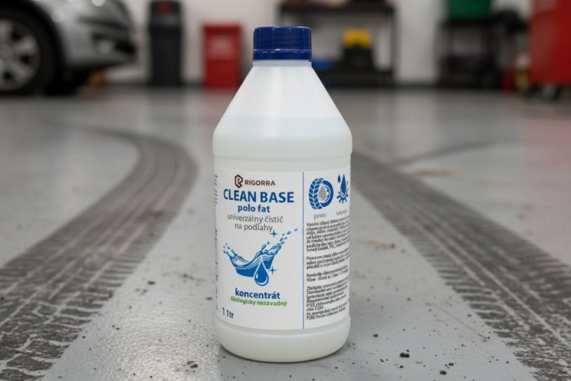 Základný čistič na epoxidovú podlahu Rigorra Clean Base - Obsah balenia: 0,5 l