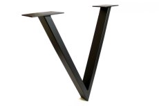Stolové single nohy tvar V - TF-1019 - set 4ks