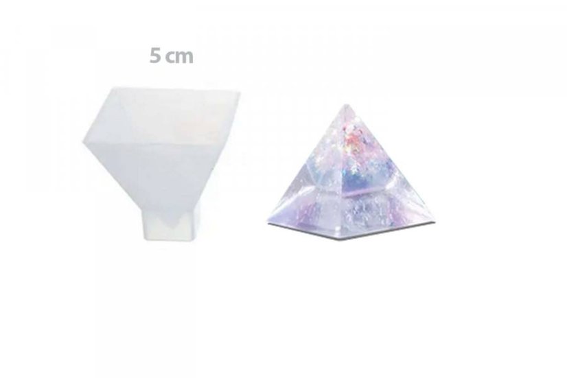 Silikónová forma - pyramídy - Druh produktu: Silikónová forma - pyramída 5 cm