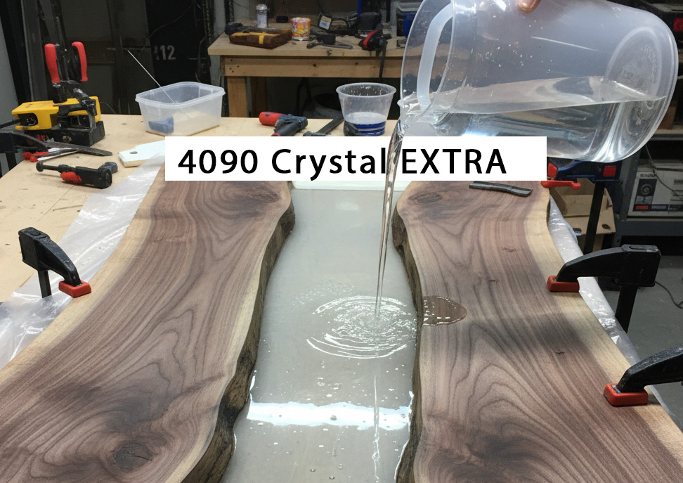 zalievaci ciry epoxid Crystal Extra-epoxidovy stol